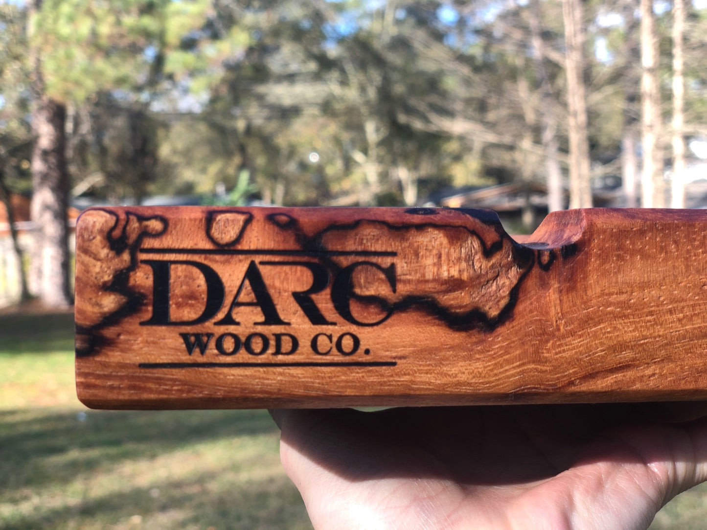 Black Walnut Cigar Ash Tray 7.5"x7.5"
